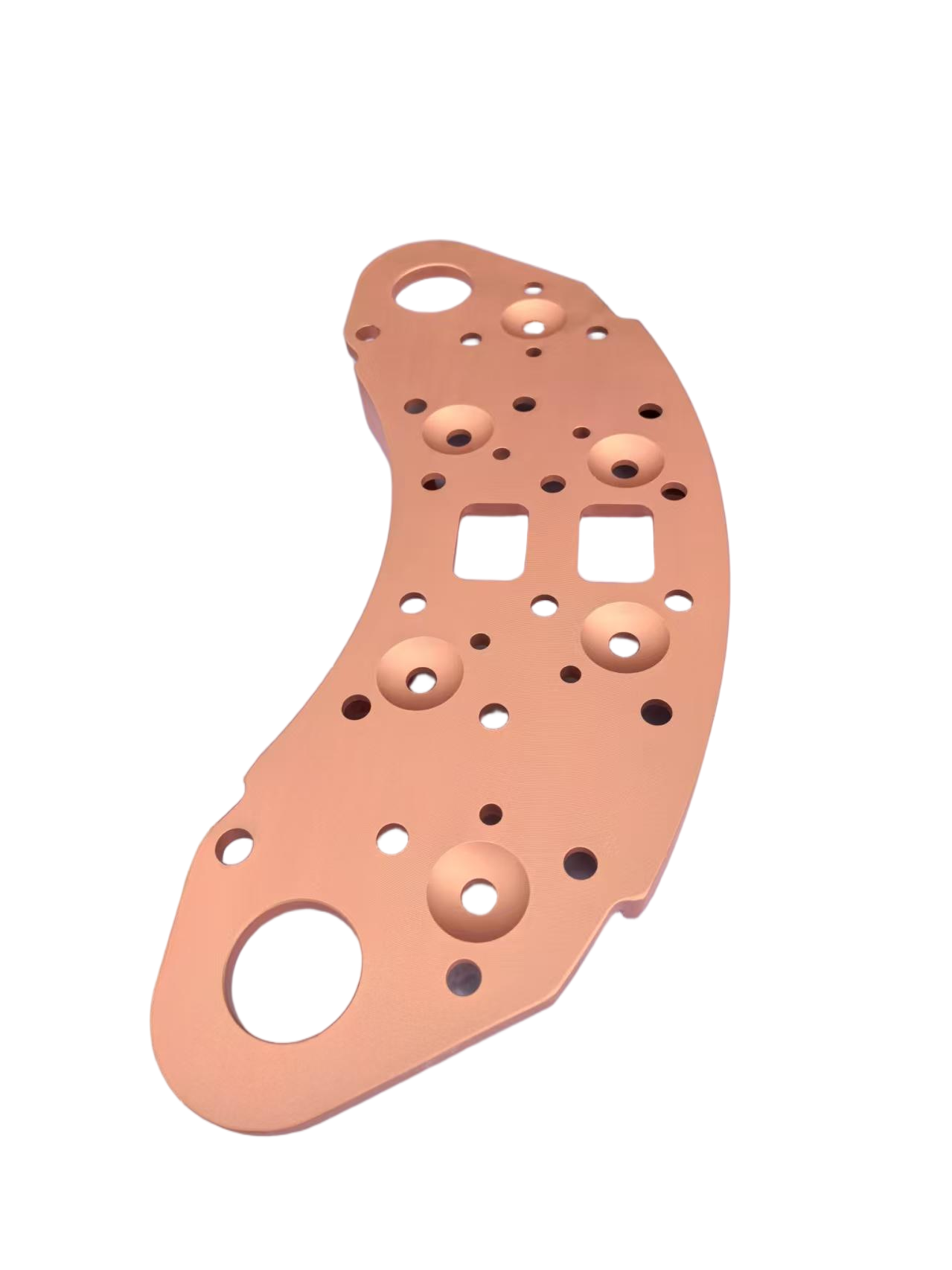 Parte trasera de acero con freno de ferrocarril de alta velocidad.