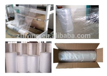 Clothes plastic garment bag on roll, long dress plastic garment bag