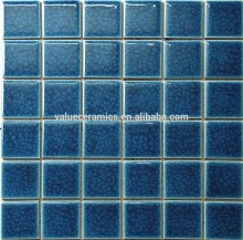 Blue mosaic tile, ceramic mosaic tile, mosaic tile for swimming pool