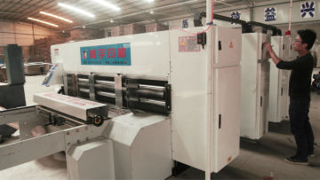 Rotary die cutter and slotter printing machine