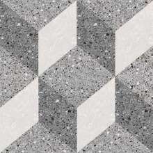 Terrazo design inkjet printing rustic tile