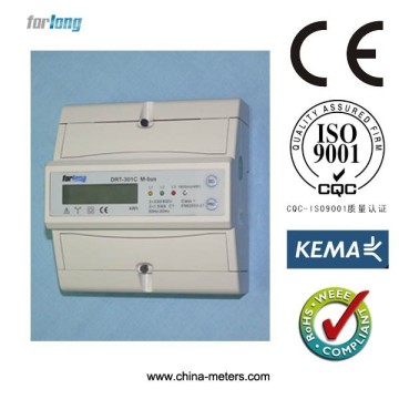 DRT-301C M-bus Three phase electronic energy meter