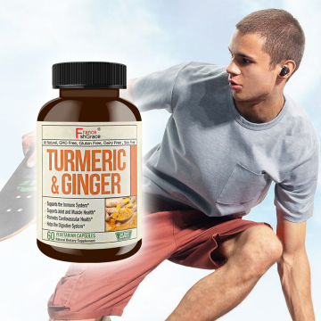 Turmeric Ginger Capsules Boost Brain Turmeric Supplement