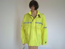 HiVisible Safety Jacket 100 Polyester Waterproof Raincoat