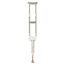 Ergonomic Aluminum Crutches for Walking Assistance