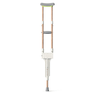 Ergonomic Aluminum Crutches for Walking Assistance