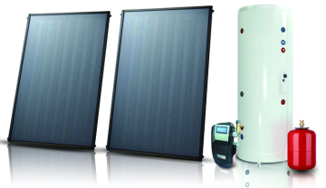 Split Active Solar Panel Water Heating