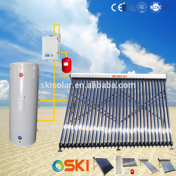 wall hung solar energy water heater