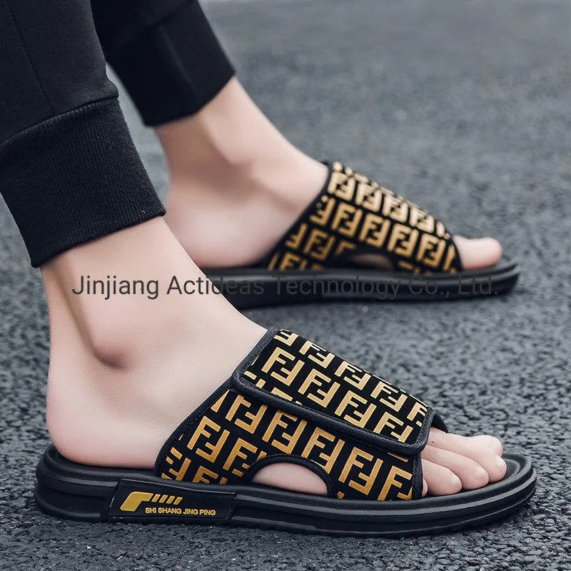 2021 New Slippers Fashion Design Comfortable Sole Slides Men Slippers