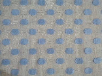 Shanghai dot print polyester fabric / polka dot fabric