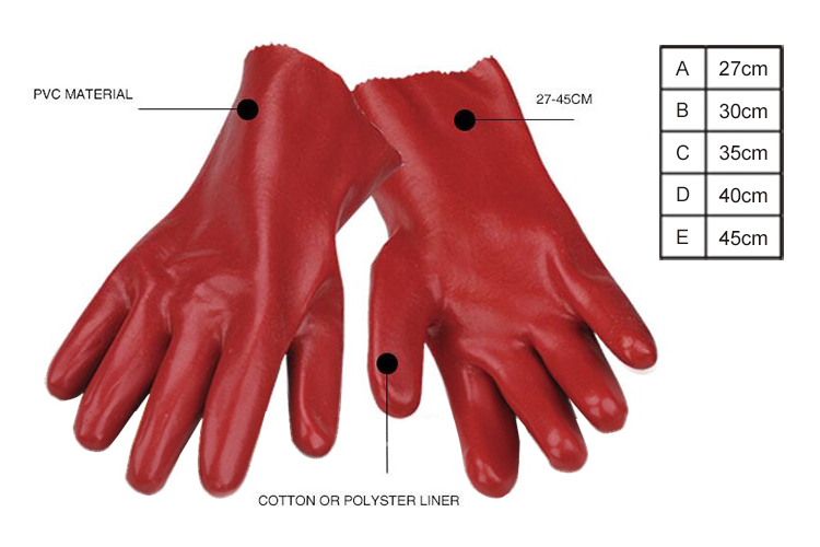 Pvc Working Glove