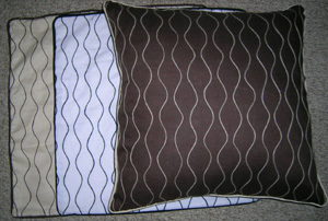 Quilt Faux Suede Cushion (HF7007)