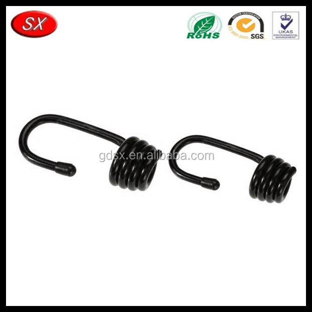 China supplier trade assurance supplier custom OEM strong elastic bungee cord hook, carbon steel bungee hooks