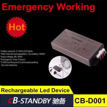 Emergency kits Led electronic driver 3 hours working for 3-40W LED lamp