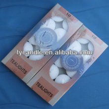 wax tealight candle distributor/white unscented bulk candle tealight