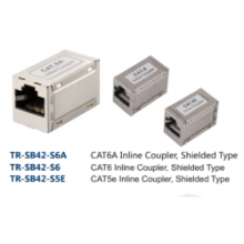Shielded CAT6A Inline Coupler
