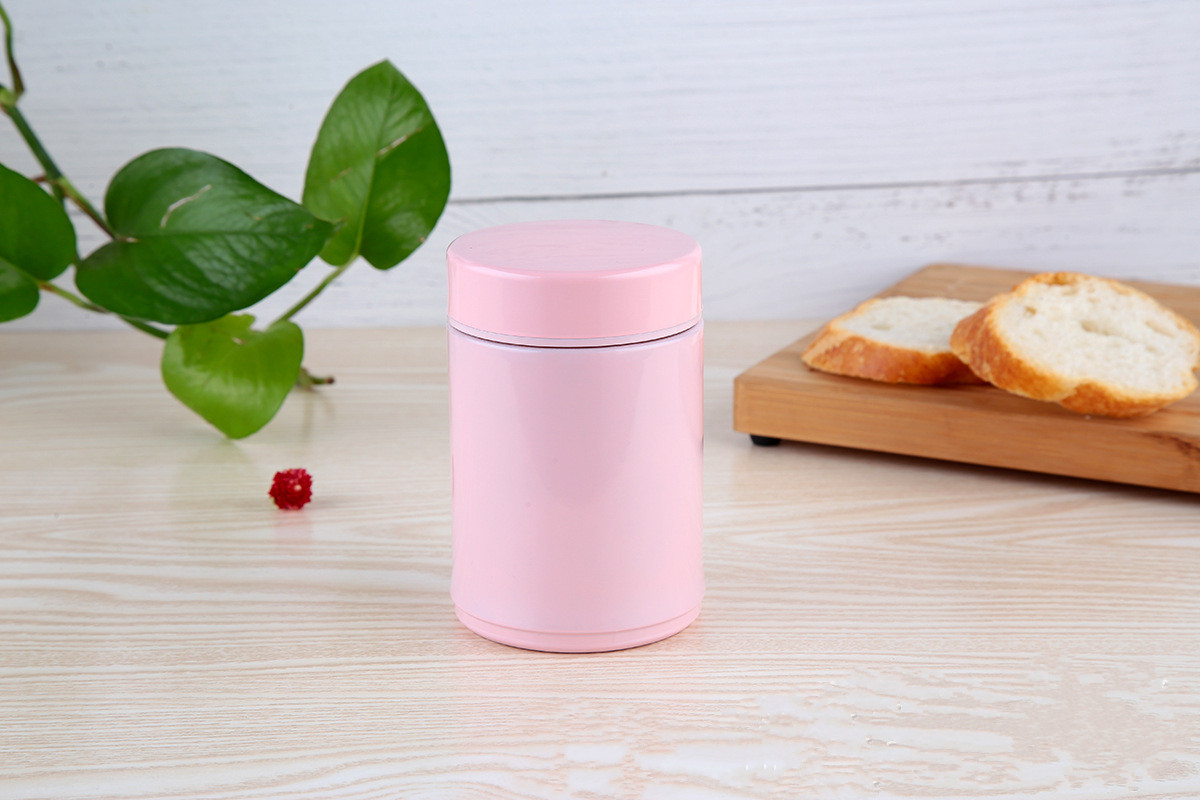 Stainless Steel Thermos Food container Vacuum Insulated Jars 200ml Glass Baby Storage Jar Food