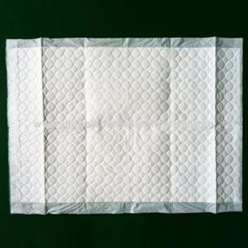 High absorbent disposable nonwoven hospital underpads