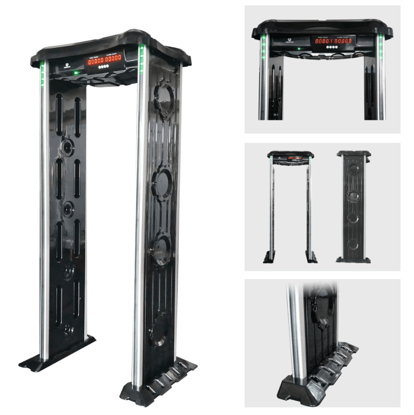 Uniqscan  IP65 waterproof UM500 NEW Apaerance  Walk through metal detector with ABS materials