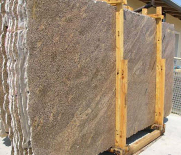 Giallo California granite big slabs