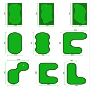 Golf Putting Green Simulator 100cm x 300cm