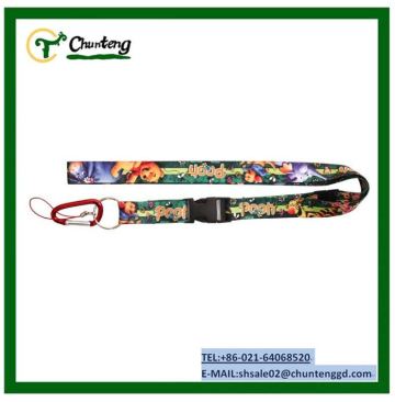 Colorful dye sublimation lanyard