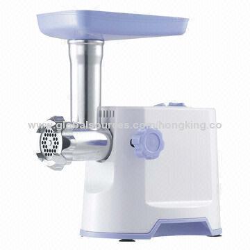 Colorful meat grinder with 3-in-1 functions, mincer, slicer, tomato squeezer