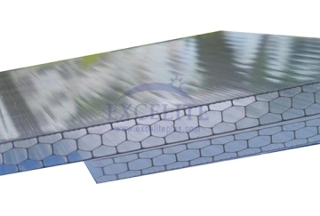 Honeycomb hollow sheet