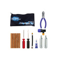 tyre inflator kit bag with 16g co2 cylinder
