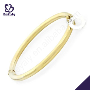 Custom inner buckle plated gold jewellery bangles