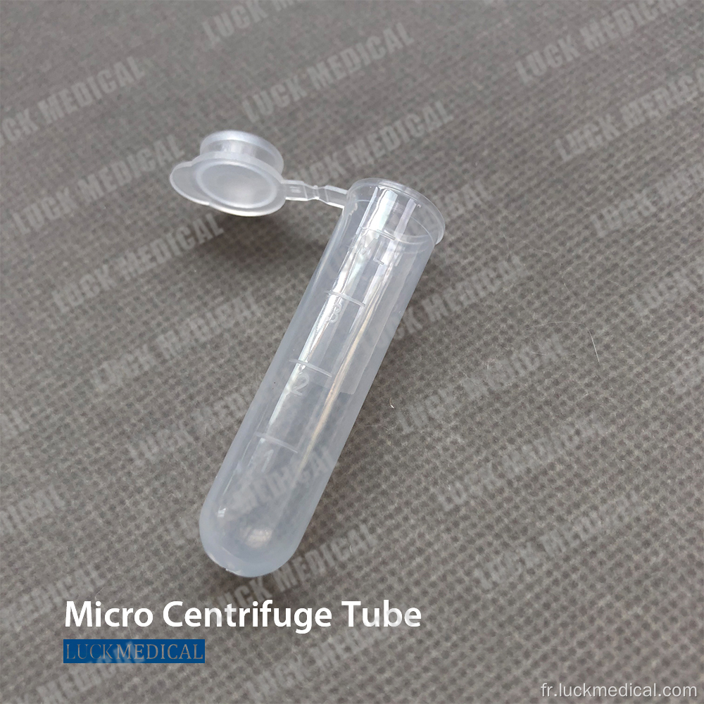 Tube en plastique MCT jetable