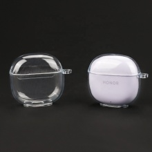 Transparent TPU Headphone Shell Waterproof Earbud Case for HONOR Earbuds X6