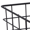 Large size rectangle metal iron kitchen wire display basket for home storage