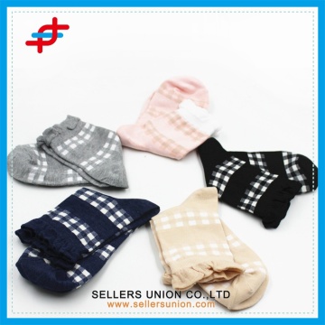 Checked  Cotton Socks