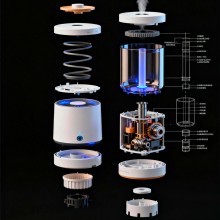 obot Vacuum Dock Station Mold