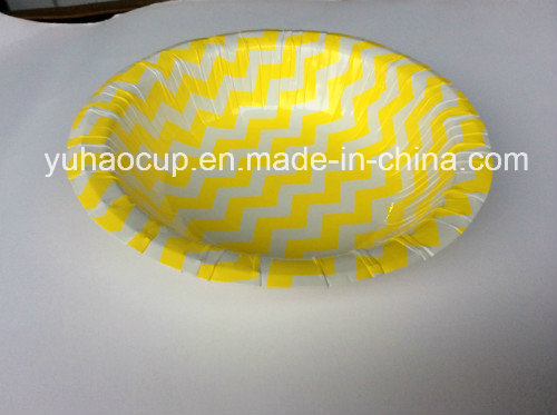 9 Inch Round Disposable Party Paper Plate