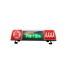 City Advertising: Taxi and Car Top LED Moving Sign Solutions
