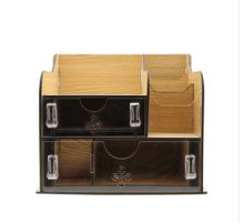 Vintage acrylic storage box with drawers