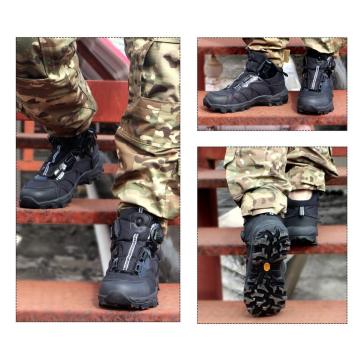 Tactical Combat Boots Auto Lace-Up Footwear