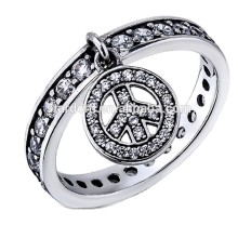Best Quality Sterling Silver Ring with Crystals