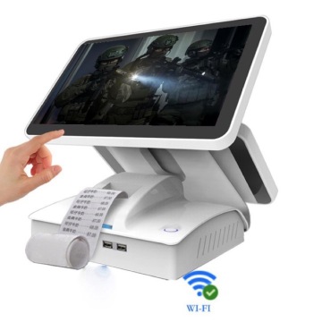 Adjustable touch screen all in one POS device