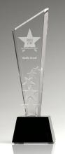 Engraving Star shaped crystal award trophy