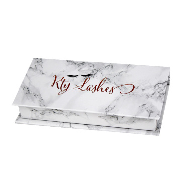 Luxury Custom Marble False Eyelash Packaging Box