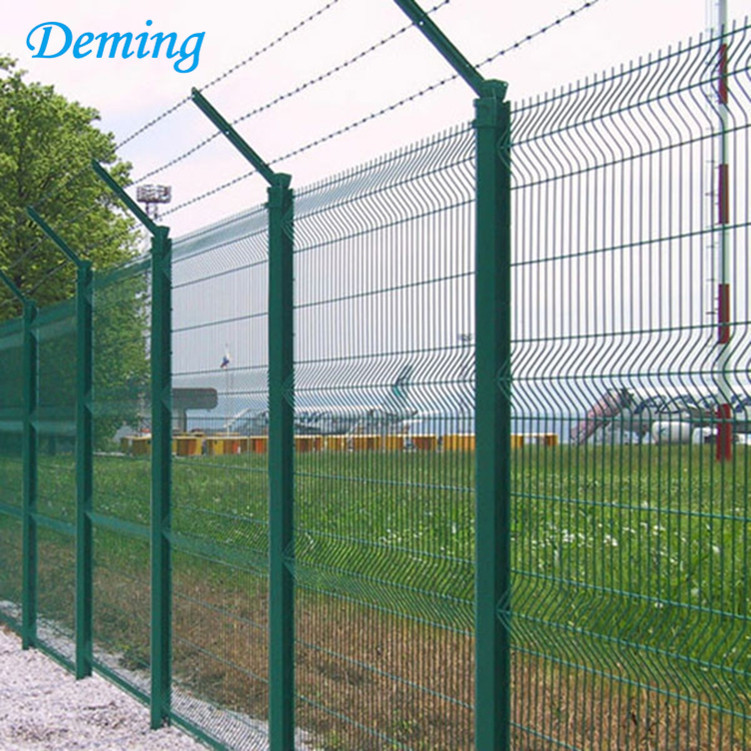 Razor Barbed Wire Welded Airport Galvanized Airport Fence