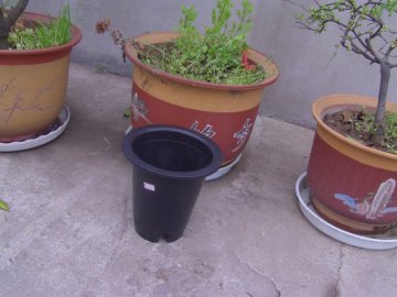 Small Round Flowerpots for Little Plant