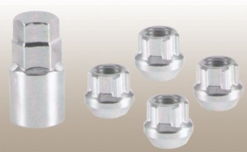 Stable performance factory directly colored aluminum nuts