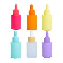 Rainbow Pink 30ml Eye Dropper Bottles: Ideal for Essential Oils, Cuticle Oils, and Body Oils