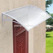 DIY Outdoor clear PC hollow door awning