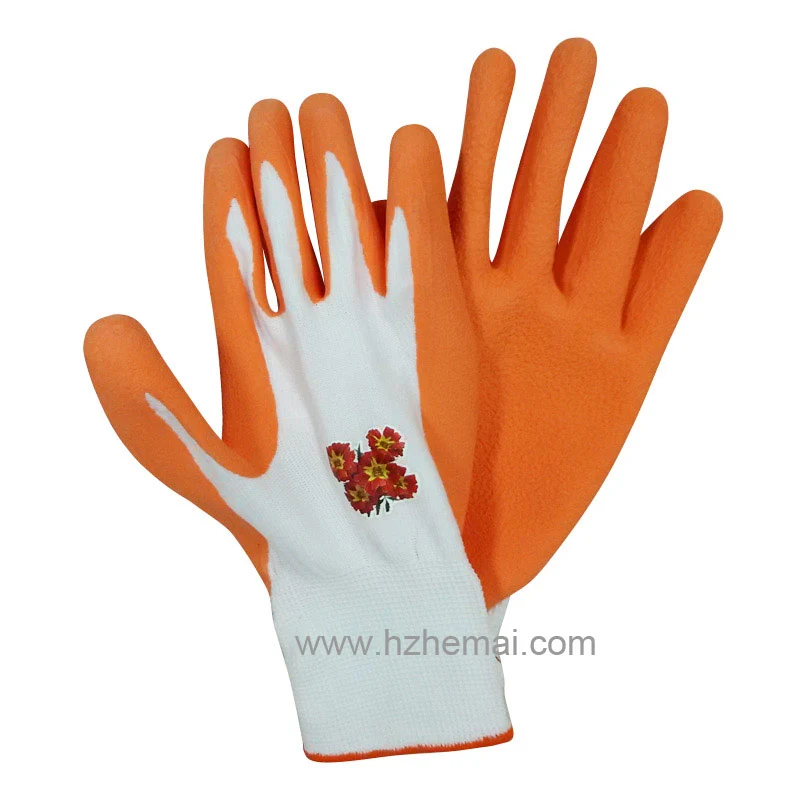 Colorful Soft Foam Latex Gardening Work Glove