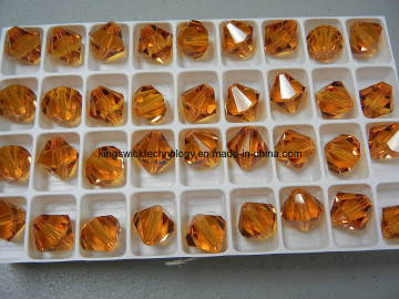 Imitated Austria Crystal Beads, Multicolor, Bicones, AAA Grade